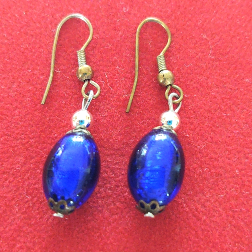 Blue earrings